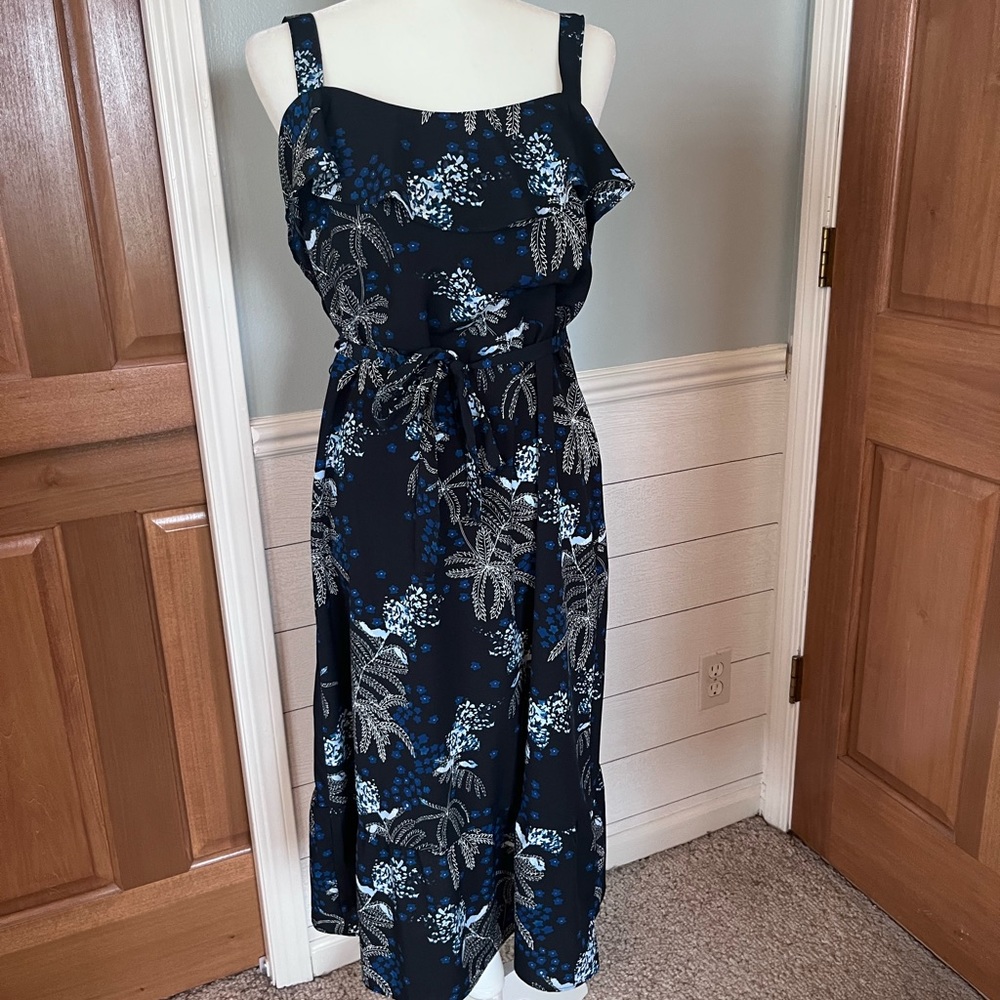 Banana Republic Blue Floral Sundress - Size 10 like new